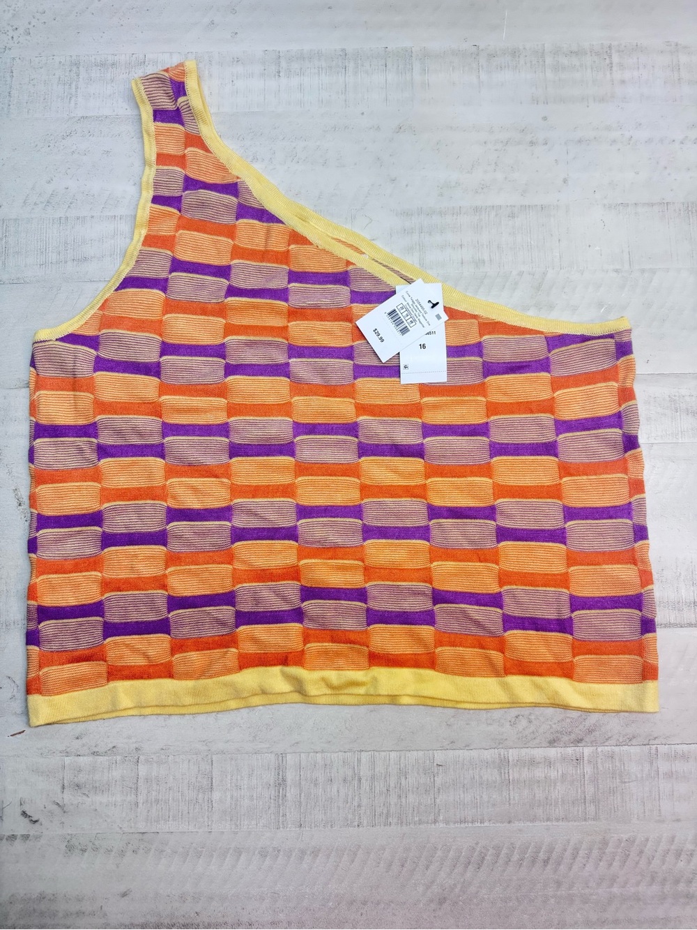 Cotton On One Shoulder Knit Top. NWT
